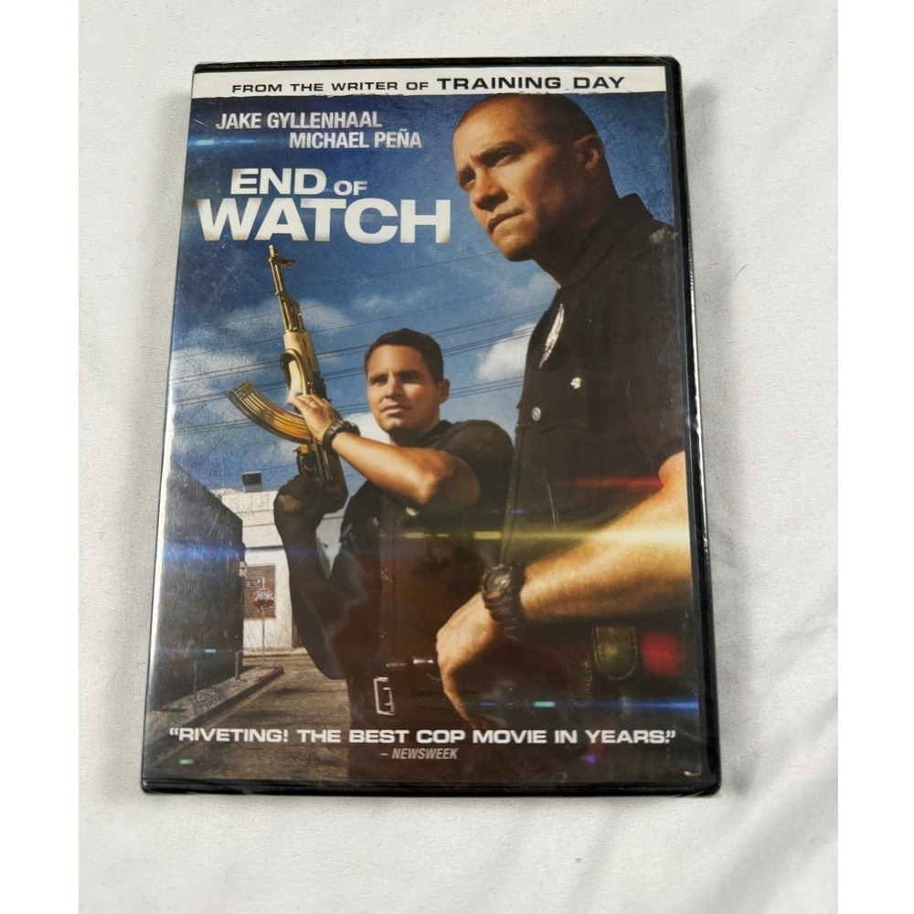 End of Watch DVD Jake Gyllenhaal Michael Pena Widescreen Action Crime Movie NEW